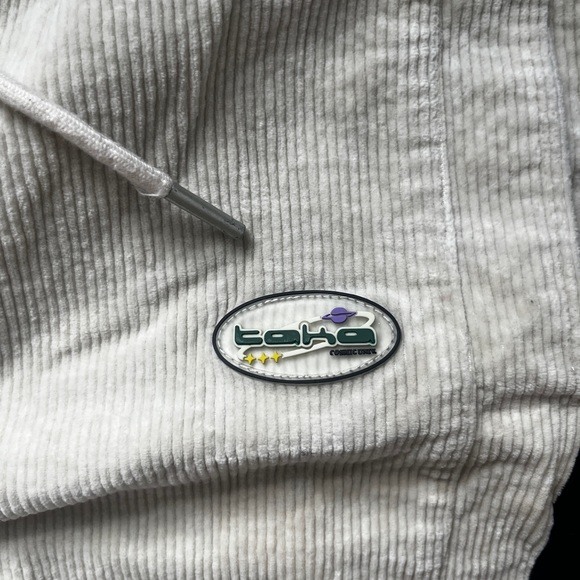 Men's Taka Original White and Black Track Pants - Picture 4 of 6